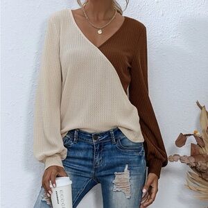Women’s color block top